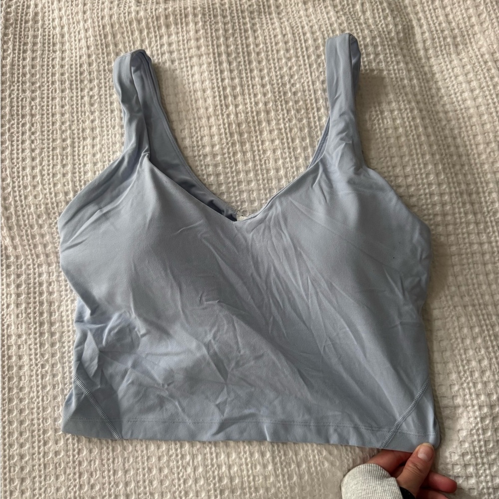 lululemon athletica Light Blue Tank Top